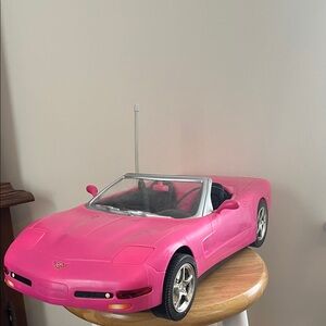Barbie RC Corvette Car Convertible 2001 Pink Mattel NO834 Nostalgia Toy Doll